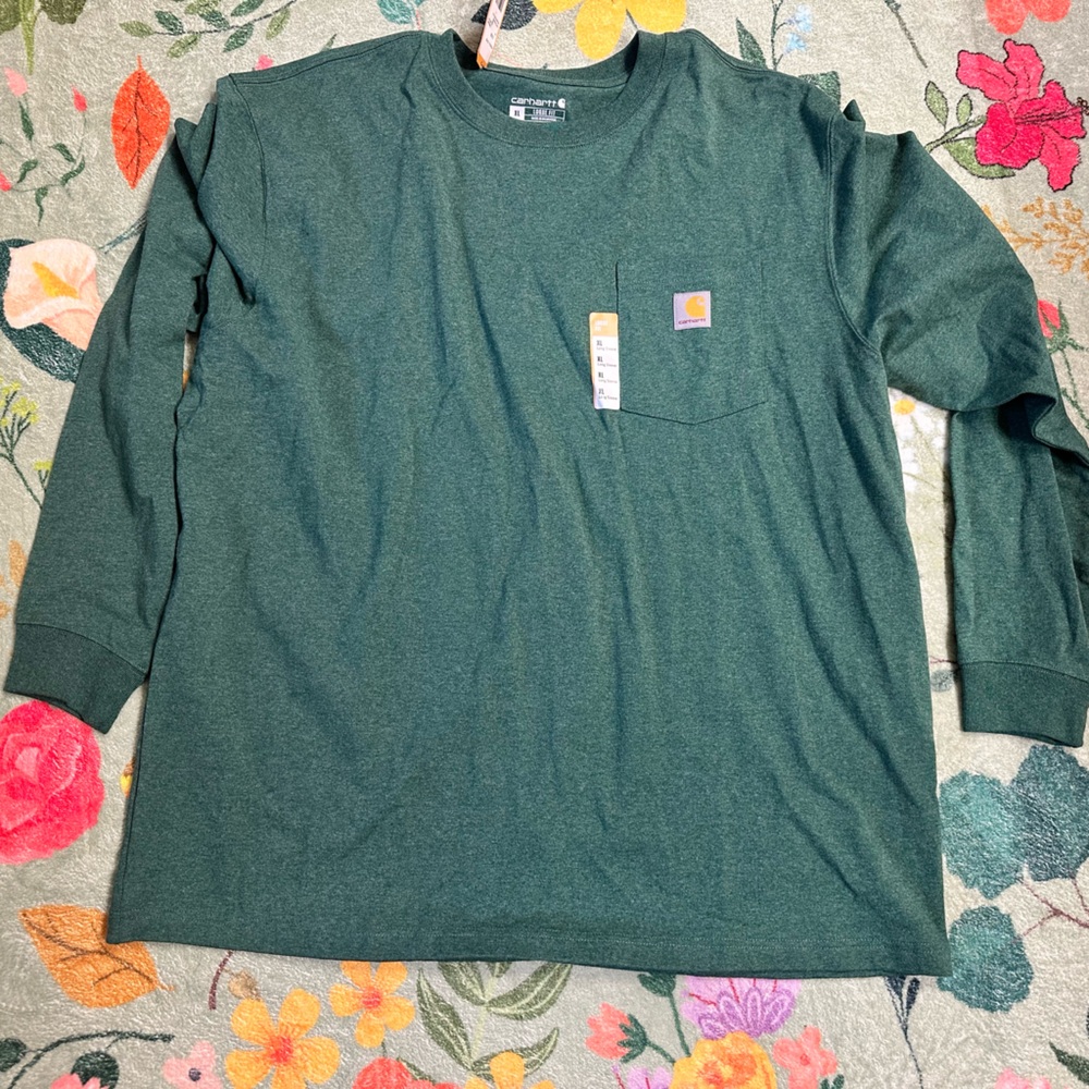 Carhartt Forest Green Long Sleeve Tee
